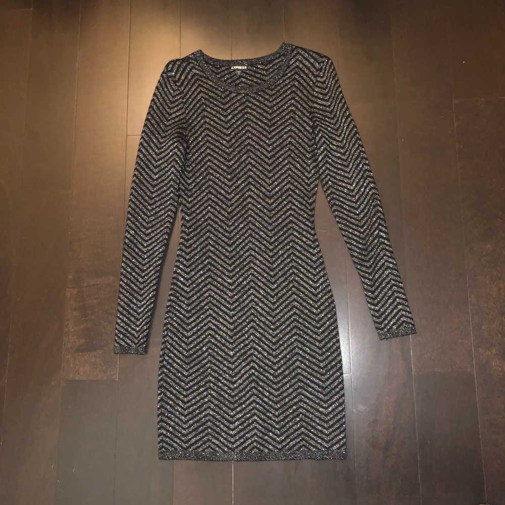 Express Long Sleeve Bodycon Dress